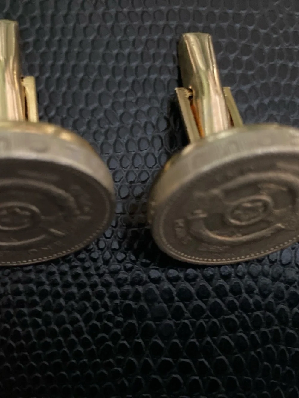 Celtic Cross UK £1 Coin Cufflinks Buffalo Nickel Backs Custom Mens